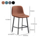 Contemporary Metal Leather Bar Stools Indoor Barstool with Iron Legs Clearhalo 'Bar Furniture' 'Bar Stools' 'bar_stools' 'furn' 'furn_bar_stools' 'furniture_bar_stools' 'Kitchen & Dining Furniture' 'kitchen&dining_furn' 'kitchen' 'kitchen_furn' Furniture' 1200x1200_b98dced3-cf48-4582-8ef9-b45fe3d53281