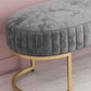 Modern Velvet Foam Bench Oval Solid Color Bench with Legs for Bedroom Clearhalo 'Benches' 'Chairs & Seating' 'furn' 'furn_benches' 'Furniture' 'Living Room Furniture' 1200x1200_b99206cf-5e55-446f-b92d-4dafd9b670d1