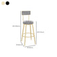 Low Back Bar Stools Glam Armless Dining Stools with Metal Base Clearhalo 'Bar Furniture' 'Bar Stools' 'bar_stools' 'furn' 'furn_bar_stools' 'Furniture' 'Kitchen & Dining Furniture' 1200x1200_b994ba7f-c8f3-4a91-9fc5-4bec5eb37ce8