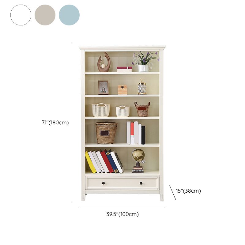 Modern Closed Back Standard Bookshelf Wooden Bookcase with Shelves for Study Room Clearhalo 'Bookcases' 'furn' 'furn_bookcases' 'Furniture' 'Office Furniture' 1200x1200_b9960ea9-42e7-44a7-95c8-13eee56dabe7