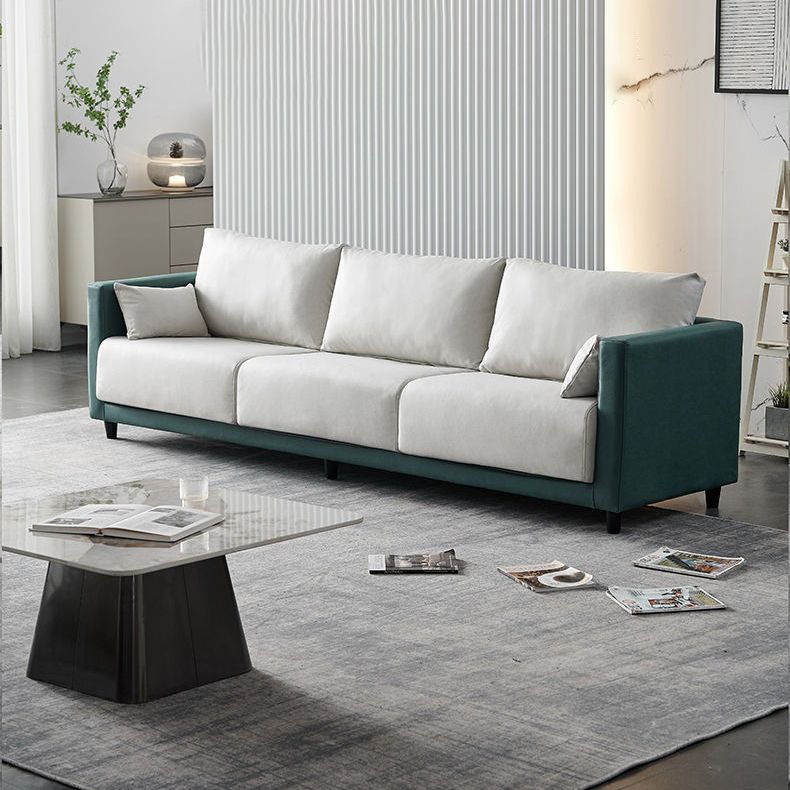 Coussins contemporains du bras carré de coton canapé stationnaire pour le salon