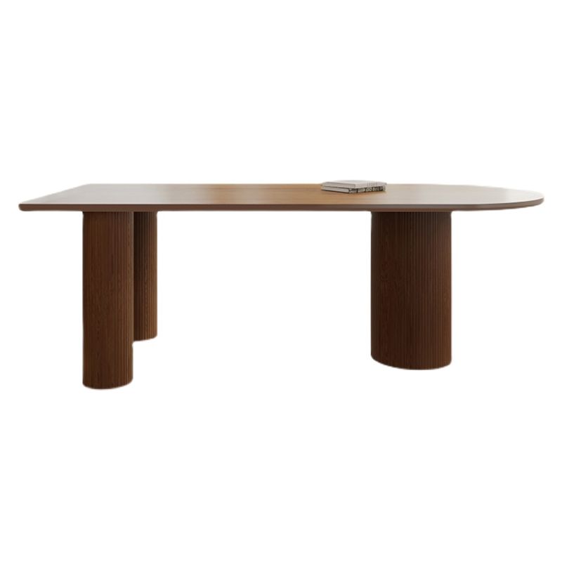 Solid Wood Modern Free Form Dining Table Wood Top Table for Dining Room Clearhalo ' dining_table' 'Dining Tables & Seating' 'Dining Tables' 'furn' 'furn_dining_table' 'Furniture' 'furniture_dining_table' 'Kitchen & Dining Furniture' 'kitchen&dining_furn' 'kitchen' 'kitchen_dining_table' 1200x1200_b99815e0-d084-4acc-a718-58bdd264e4d8
