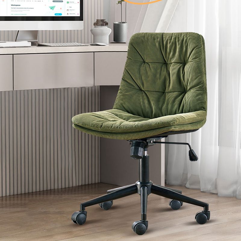 Chaise de bureau sans bras sans chaise de bureau moderne ergonomique pénible