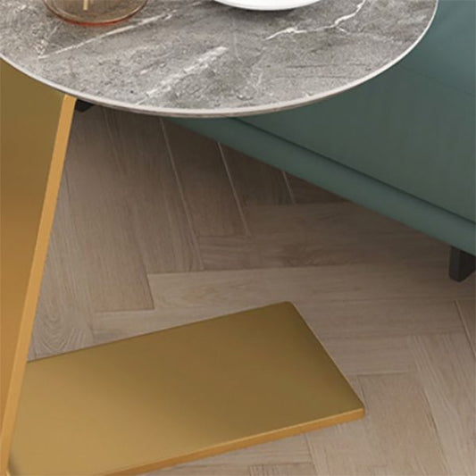 19.69" Tall Contemporary Style Side End Table Metal C Round Sofa Side Accent Table Clearhalo 'Coffee & Accent Tables' 'End & Side Tables' 'end_side_tables' 'furn' 'furn_end_side_tables' 'Furniture' 'Living Room Furniture' 1200x1200_b998fc16-34a6-4d02-93bb-50b0311244c7