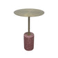 Round Pedestal Side Table Contemporary Mental Top End Table for Living Room Clearhalo 'Coffee & Accent Tables' 'End & Side Tables' 'end_side_table' 'end_side_tables' 'furn' 'furn_end_side_tables' 'Furniture' 'furniture_end_side_table' 'Living Room Furniture' 1200x1200_b99925e1-8534-42bc-90f7-8495c2ae35b7