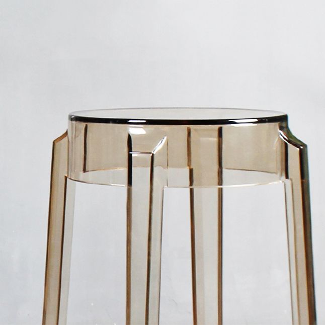 Modern Armless Backless Counter Stool Plastic Living Room Bar Stool with Plastic Pedal Clearhalo 'Bar Furniture' 'Bar Stools' 'bar_stools' 'furn' 'furn_bar_stools' 'furniture_bar_stools' 'Kitchen & Dining Furniture' 'kitchen&dining_furn' 'kitchen' 'kitchen_furn' Furniture' 1200x1200_b99a1b10-afc1-495c-bbdf-58f01d5f40d6