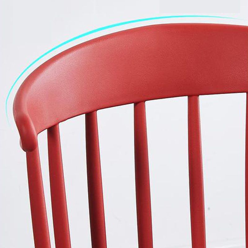 Sedia laterale contemporanea in plastica Windsor posteriore sedia da interno