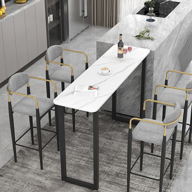 Industrial Bar Table and Stools 1/2/3/5 Pieces Table and Stool Set Clearhalo 'Bar Furniture' 'furn' 'furn_home_bar_bar_sets' 'Furniture' 'Home Bars & Bar Sets' 'home_bar_bar_sets' 'Kitchen & Dining Furniture' 1200x1200_b99c936f-8f14-4ac4-ba25-adab8ce05e7a