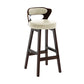 Scandinavian Wood Brown Counter Stools Round Seat Bar Stools with Footrest Clearhalo 'Bar Furniture' 'Bar Stools' 'bar_stools' 'furn' 'furn_bar_stools' 'furniture_bar_stools' 'Kitchen & Dining Furniture' 'kitchen&dining_furn' 'kitchen' 'kitchen_furn' Furniture' 1200x1200_b99db6c2-1e3a-4ae0-a8f9-0cf3b54ac364