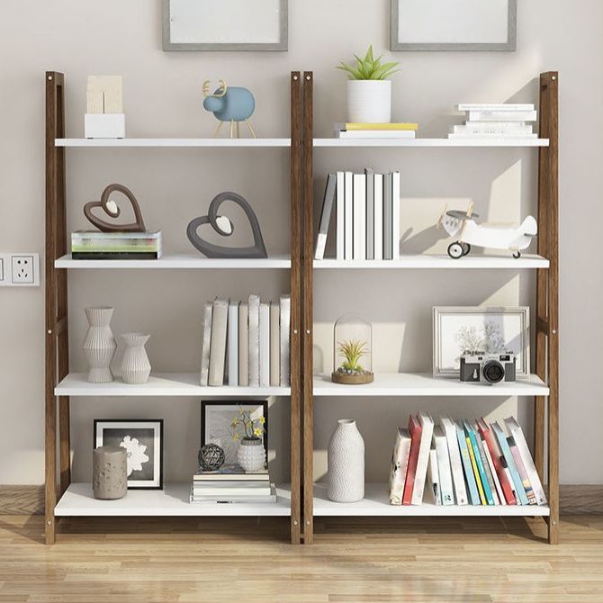 Modern Solid Wood Bookcase Ladder Bookshelf for Any Room, 12" W Clearhalo 'Bookcases' 'furn' 'furn_bookcases' 'Furniture' 'Office Furniture' 1200x1200_b9a0e457-62df-4d92-8f3e-d92a59525195