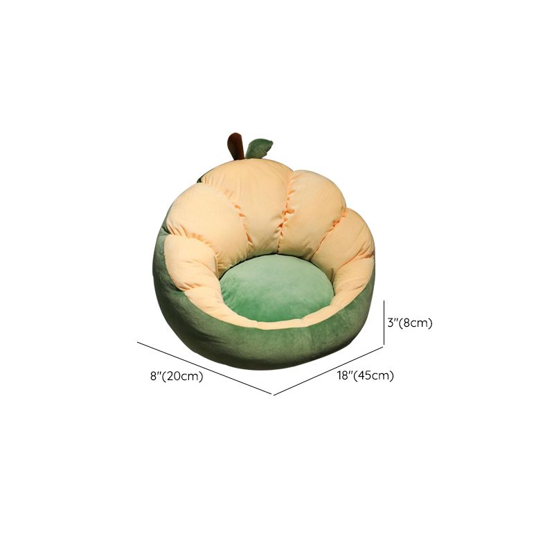 Modern Pouf Ottoman Cotton Upholstered Contrasting Colors Irregular Ottoman Clearhalo 'furn' 'furn_ottomans_poufs' 'Furniture' 'Living Room Furniture' 'Ottomans & Poufs' 'ottomans_poufs' 1200x1200_b9a2205e-e2be-4d29-acb2-6a887f6efd66