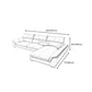 Modern Pillow Top Arm Sectional Sofa 35.43"HCushion Back Sofa Clearhalo 'furn' 'furn_sectionals' 'Furniture' 'furniture_sectionals' 'Living Room Furniture' 'Sectionals' 1200x1200_b9a465bb-df4f-4f8d-8567-8350c1d5d25d