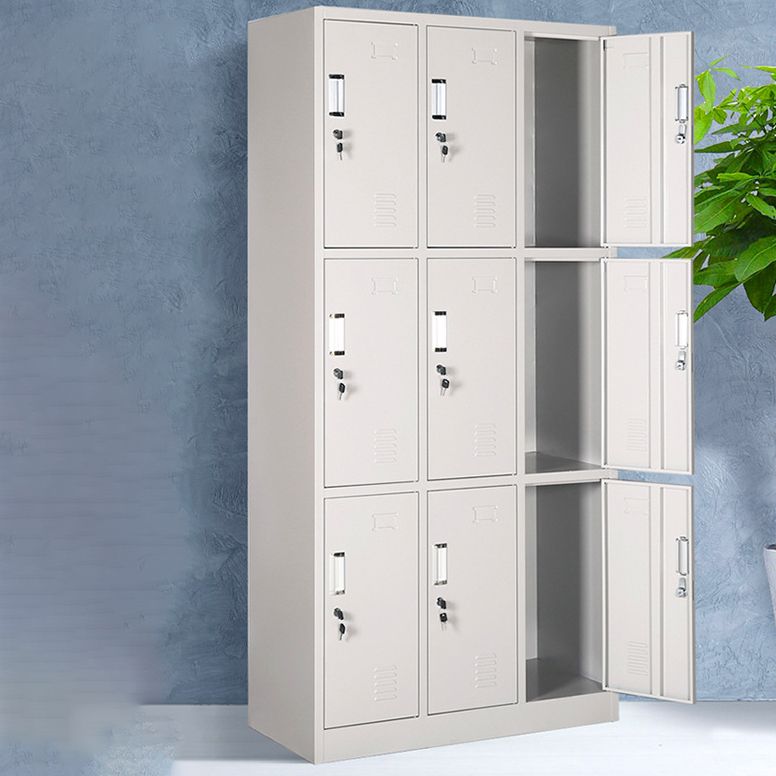 Scharnierende garderobe kast eigentijdse metalen garderobe armoire voor slaapkamer