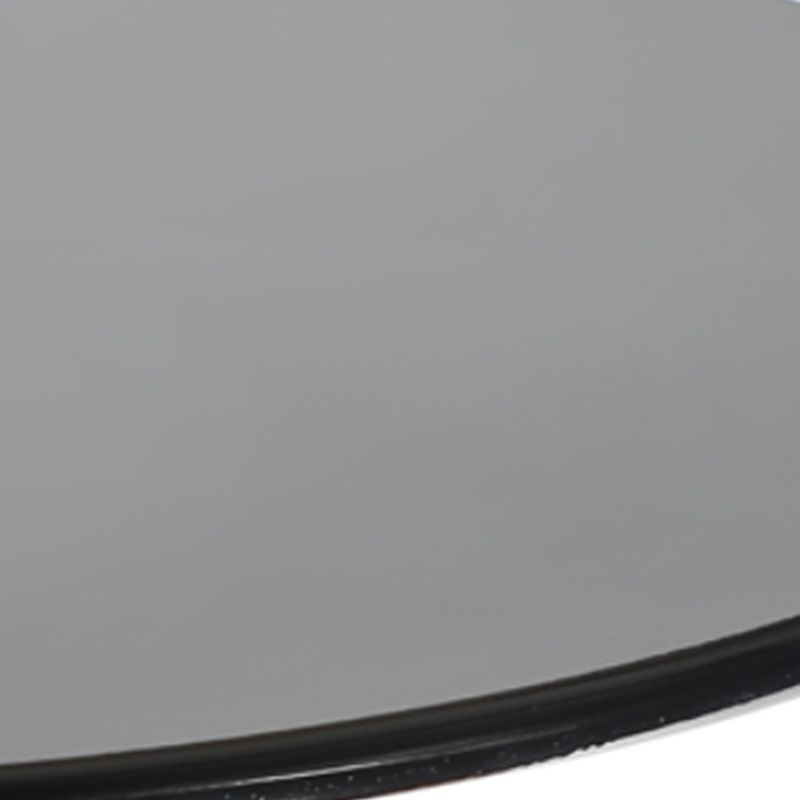 Stone Bar Dining Table Glam Round Bar Table with Pedestal for Milk Tea Shop