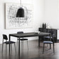 Rectangle 4 Legs Industrial Dining Table Black Fixed Table of Solid Wood Clearhalo ' dining_table' 'Dining Tables & Seating' 'Dining Tables' 'furn' 'furn_dining_table' 'Furniture' 'furniture_dining_table' 'Kitchen & Dining Furniture' 'kitchen&dining_furn' 'kitchen' 'kitchen_dining_table' 1200x1200_b9a81cdc-ea63-491b-8930-ad665eaf7e8b