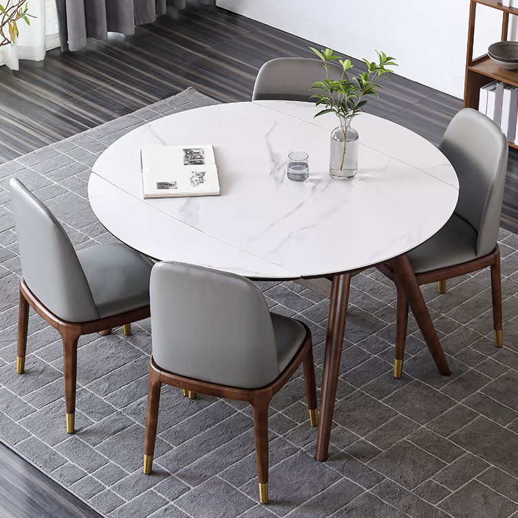 Moderne stijl gesinterde stenen eetgelegenheid hout 1/2/4/5/7 stukken eetgelegenheden voor eetruimtes