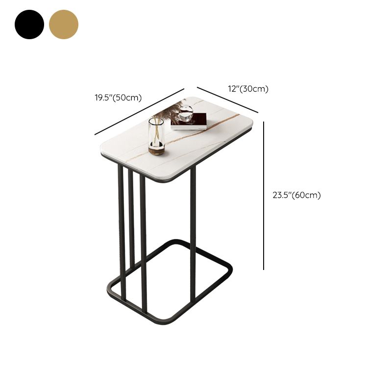 Mesa moderna de la esquina C redonda de la pizarra.