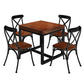 Industrial Solid Wood Dinner Room Kitchen Table Brown Square Table for Dinning Room Clearhalo ' dining_table' 'Dining Tables & Seating' 'Dining Tables' 'furn' 'furn_dining_table' 'Furniture' 'furniture_dining_table' 'Kitchen & Dining Furniture' 'kitchen&dining_furn' 'kitchen' 'kitchen_dining_table' 1200x1200_b9ac91bf-62c3-4602-ab75-9a3bde08a7c9