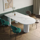 Contemporary Style Dining Table Stone 3-foot Dining Site Table for Home Clearhalo 'Dining Tables & Seating' 'Dining Tables' 'dining_table' 'furn' 'furn_dining_table' 'Furniture' 'Kitchen & Dining Furniture' 1200x1200_b9b14571-bb9b-4d6f-b20f-e86d07557da1