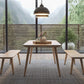 Contemporary Kitchen Khaki Dining Table Solid Wood Rectangle Dining Table with 4 Legs Base Clearhalo ' dining_table' 'Dining Tables & Seating' 'Dining Tables' 'furn' 'furn_dining_table' 'Furniture' 'furniture_dining_table' 'Kitchen & Dining Furniture' 'kitchen&dining_furn' 'kitchen' 'kitchen_dining_table' 1200x1200_b9b27b8c-1c26-40f8-8225-4c2ecc1d194d