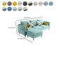 Scandinavian 32.28 " H Cotton Blend Square Arm Sofa & Chaise Clearhalo 'furn' 'furn_sectionals' 'Furniture' 'Living Room Furniture' 'Sectionals' 1200x1200_b9b2f684-dec4-4fc4-9db0-07e6b9f332b1