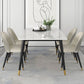 Modern 1/5/6/7 Pieces Dining Set Sintered Stone Dining Table Set with Leather Chairs Clearhalo 'Dining Room Sets' 'Dining Tables & Seating' 'dining_room_set' 'furn' 'furn_dining_room_set' 'Furniture' 'furniture_dining_room_set' 'Kitchen & Dining Furniture' 'kitchen&dining_furn' 'kitchen' 1200x1200_b9b3cbef-d4fd-4cd2-a30c-0cd036fead45