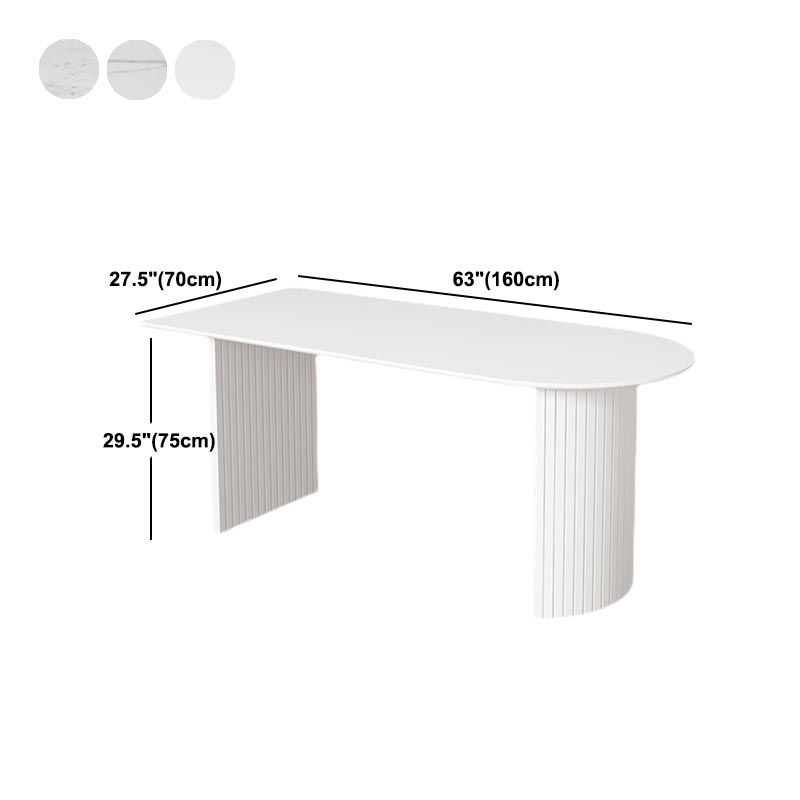 Modern Stone Top Dinette Table Metal Base Dining Table for Living Room Clearhalo 'Dining Tables & Seating' 'Dining Tables' 'dining_table' 'furn' 'furn_dining_table' 'Furniture' 'furniture_dining_table' 'Kitchen & Dining Furniture' 'kitchen' 'kitchen_dining_table' 1200x1200_b9b6a787-486d-4b80-8709-23a2b1711751