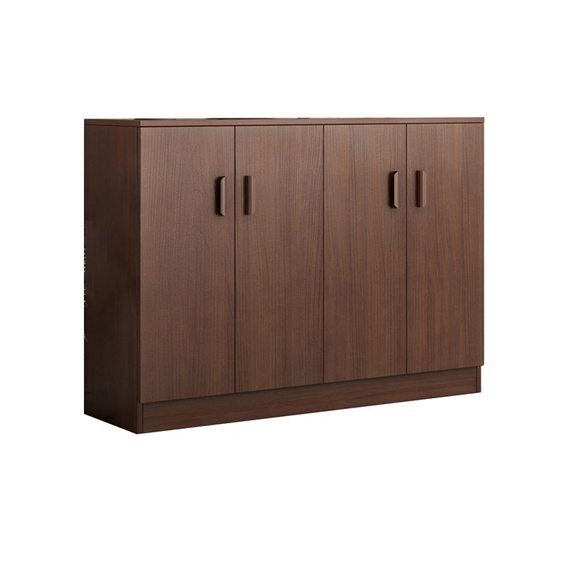 Modern Modern Side Cabinet Brown Accent Cabinet met deuren met deuren
