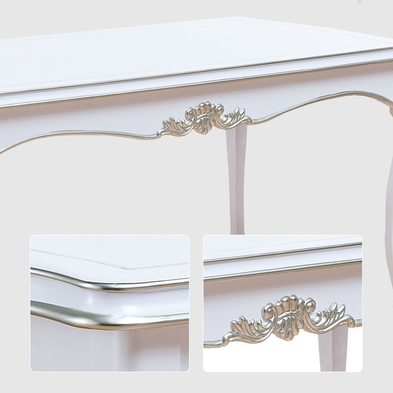 Rectangle Mid-Century Modern Dining Table Oak Solid Wood Table with 4 Legs Clearhalo ' dining_table' 'Dining Tables & Seating' 'Dining Tables' 'furn' 'furn_dining_table' 'Furniture' 'furniture_dining_table' 'Kitchen & Dining Furniture' 'kitchen&dining_furn' 'kitchen' 'kitchen_dining_table' 1200x1200_b9b85f39-c648-4f81-bb65-78580d56b526