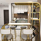 Contemporary Style Rectangle Bar Table Stone Bar Height Table with Storage Clearhalo 'Bar Furniture' 'Bar Tables' 'bar_tables' 'furn' 'furn_bar_tables' 'Furniture' 'Kitchen & Dining Furniture' 1200x1200_b9bc410f-3997-409c-9213-b11de2106215