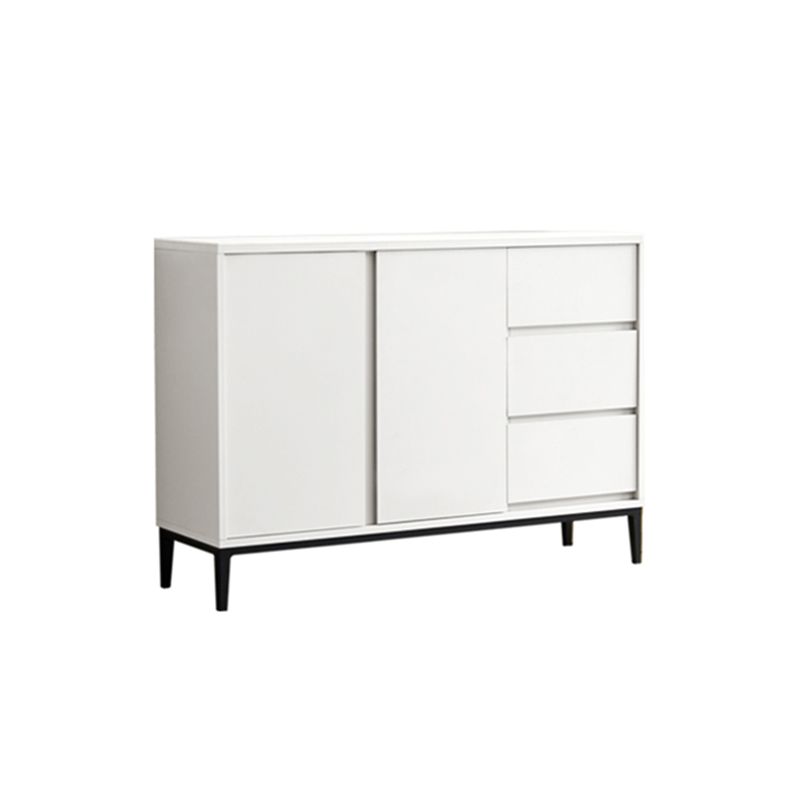 Mesa de buffet de piedra y madera del aparador de buffet con cajones