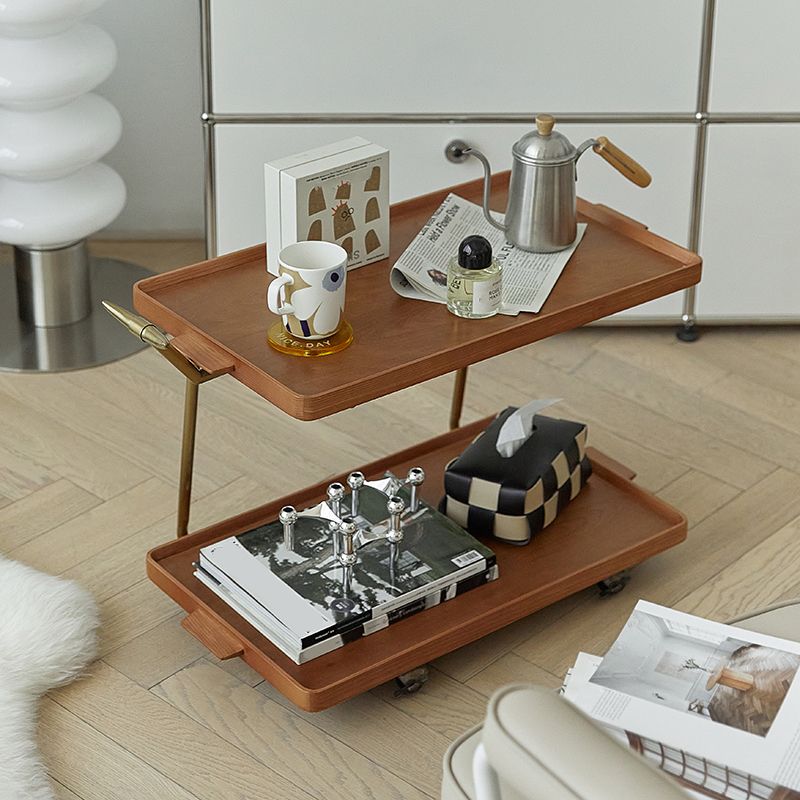 20.47" Tall Tray Top Side Accent Table Solid Wood End Slide Table Clearhalo 'Coffee & Accent Tables' 'End & Side Tables' 'end_side_tables' 'furn' 'furn_end_side_tables' 'Furniture' 'Living Room Furniture' 1200x1200_b9c1295e-f1f6-4d9b-b7ad-78bf2534952f