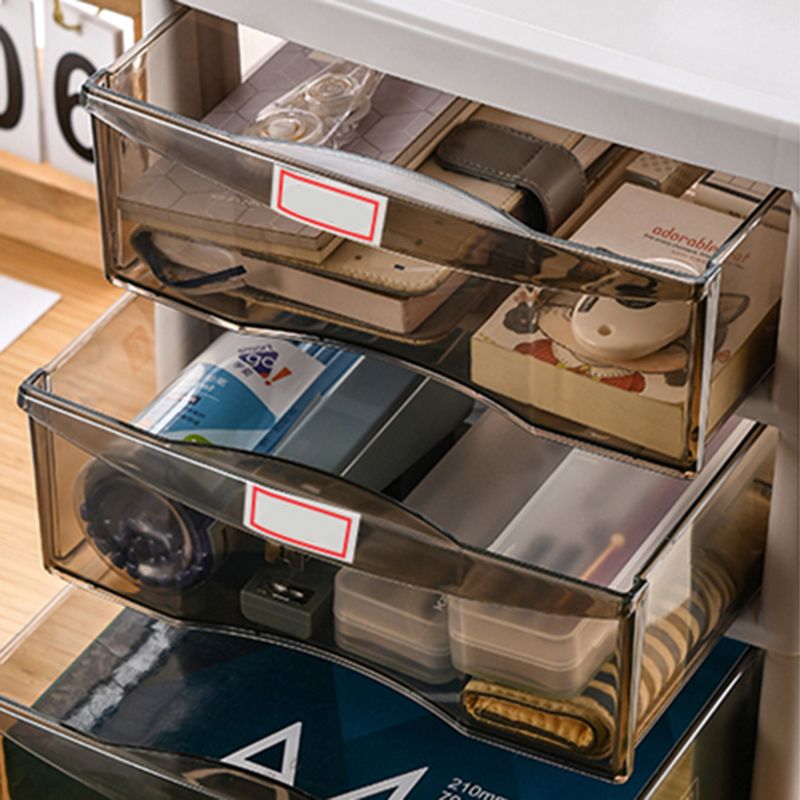 Mobile trasparente mobile trasparente cassetti di plastica verticale