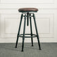Coffee Shop Bar Stool Footrest Adjustable Height Counter Stool with Iron Legs Clearhalo 'Bar Furniture' 'Bar Stools' 'bar_stools' 'furn' 'furn_bar_stools' 'furniture_bar_stools' 'Kitchen & Dining Furniture' 'kitchen&dining_furn' 'kitchen' 'kitchen_furn' Furniture' 1200x1200_b9c51749-8763-4351-9a23-438e252f2c3d