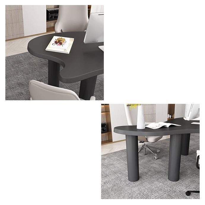 Tavolo da incontro in legno solido Home Office Modulo gratuito Desk di scrittura industriale