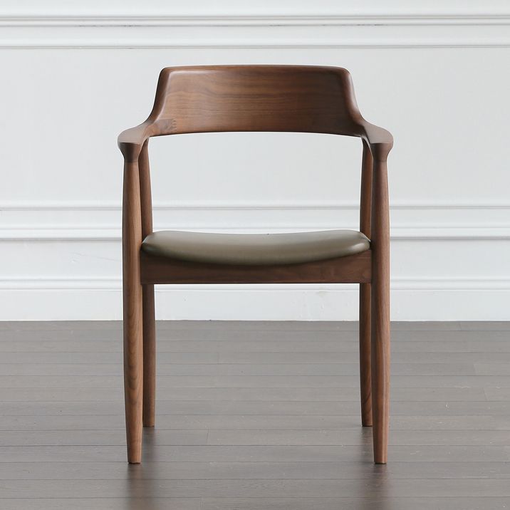 Contemporary Dining Chair 23'' Wide Open Side Chair with 4 Wood Legs for Home Use Clearhalo ' kitchen&dining_furn' 'Dining Chairs' 'Dining Tables & Seating' 'dining_chair' 'furn' 'furn_dining_chair' 'Furniture' 'furniture_dining_chair' 'Kitchen & Dining Furniture' 'kitchen' 1200x1200_b9cd686b-4ca1-45a4-b446-a8e36a2ebb65