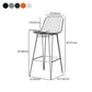 Industrial Iron Simple Barstool 26" H Indoor Tall Stool with Rectangle Seat Clearhalo 'Bar Furniture' 'Bar Stools' 'bar_stools' 'furn' 'furn_bar_stools' 'furniture_bar_stools' 'Kitchen & Dining Furniture' 'kitchen&dining_furn' 'kitchen' 'kitchen_furn' Furniture' 1200x1200_b9cfb1df-82e2-4c45-84e3-3b50df7a9744