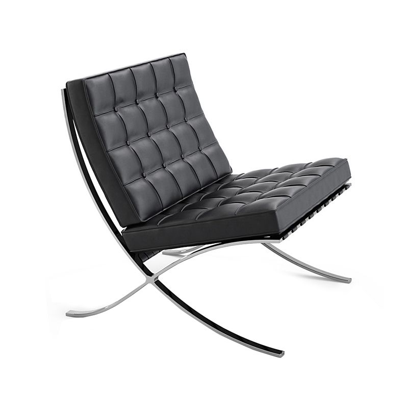 31.49" Wide Armless Chair Faux Leather Chair with Tufted Back Clearhalo 'Accent Chairs' 'accent_chairs' 'Chairs & Seating' 'furn' 'furn_accent_chairs' 'Furniture' 'Living Room Furniture' 1200x1200_b9d27242-6813-4714-b267-8f6bf62adf1d