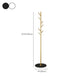 Perchero de metal para el suelo del hogar, minimalista, moderno, con árbol de entrada