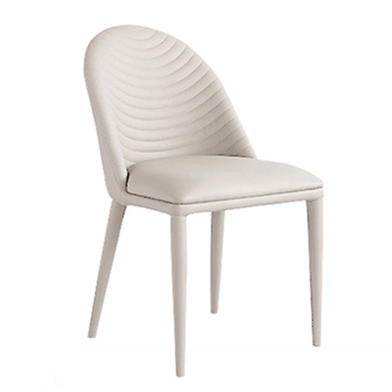 White Dining Table Set 1/4/5/7 Pieces with Acrylic Base Kitchen Furniture Set Clearhalo 'Dining Room Sets' 'Dining Tables & Seating' 'dining_room_set' 'furn' 'furn_dining_room_set' 'Furniture' 'Kitchen & Dining Furniture' 1200x1200_b9d550dc-b9ae-4179-a4bd-215080095e16