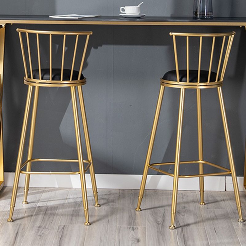 Contemporary Style Upholstered Counter Stool Bar-height Living Room Bar Stool Clearhalo 'Bar Furniture' 'Bar Stools' 'bar_stools' 'furn' 'furn_bar_stools' 'Furniture' 'Kitchen & Dining Furniture' 1200x1200_b9d60951-3468-4c5d-b304-409546b37501