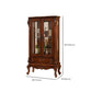 Traditional Birch Curio Cabinet Glass Doors Hutch Buffet with Doors Clearhalo 'Display & China Cabinets' 'display_china_cabinets' 'furn' 'furn_display_china_cabinets' 'Furniture' 'Kitchen & Dining Furniture' 1200x1200_b9d70c1a-f842-4396-bcb0-dbde5626927d