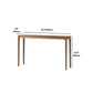 Massivholz Mitte des Jahrhunderts Moderntable in Brone-Konsole Tabelle 30 "H