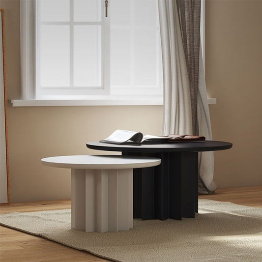 Tavolino da cocktail contemporaneo in legno solido. Tavolino da caffè singolo