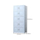 Contemporary Hinged Storage Cabinet Plastic Non-Hanging Armoire