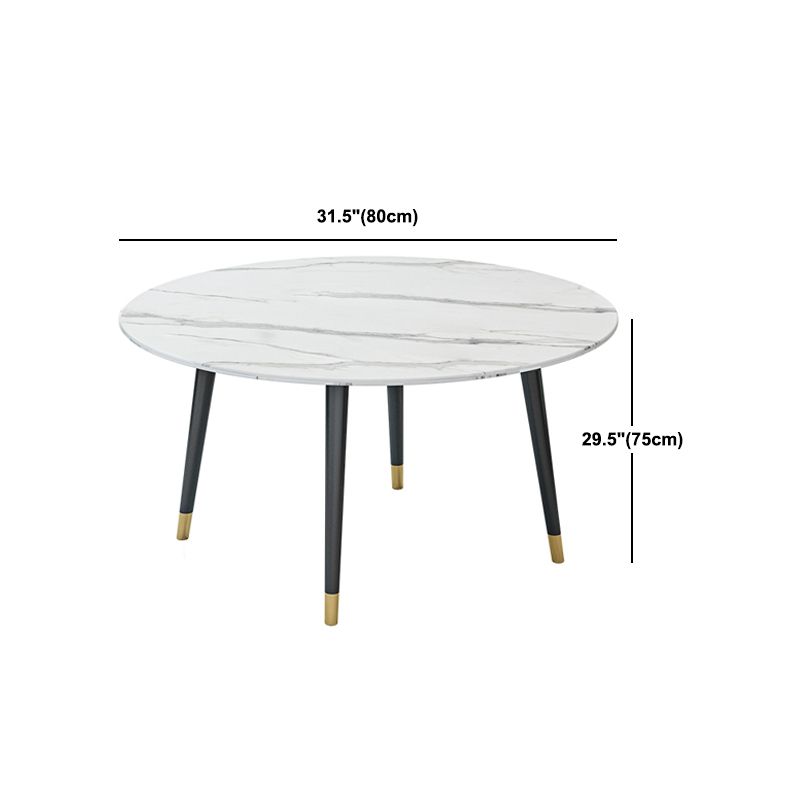 Glam Iron Dinette Set 1/4/5/6/7 Pieces Round White Sintered Stone Top Dining Table Set Clearhalo 'Dining Room Sets' 'Dining Tables & Seating' 'dining_room_set' 'furn' 'furn_dining_room_set' 'Furniture' 'Kitchen & Dining Furniture' 1200x1200_b9dfd474-9c23-4fb8-a784-1916c74aaf08