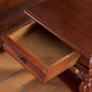 Wooden Square Top Side Table 22.8" Tall 4 Legs End Table with Storage