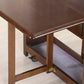 Solid Wood Table Mid-Century Modern Table with Pedestal Base,35.43"W x 51.18"L x 29.53"H