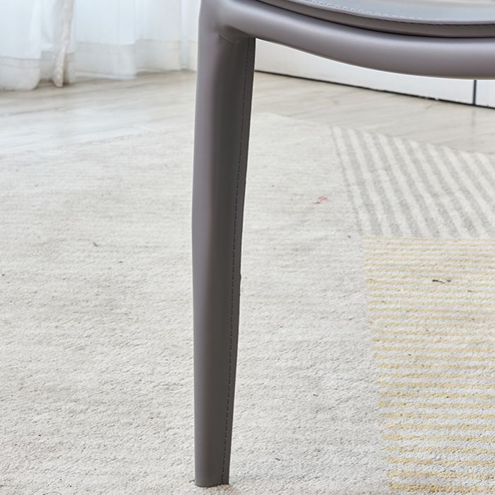 Modern Style Side Chair Faux Leather Dining Chair for Dining Room Clearhalo 'Dining Chairs' 'Dining Tables & Seating' 'dining_chair' 'furn' 'furn_dining_chair' 'Furniture' 'furniture_dining_chair' 'Kitchen & Dining Furniture' 1200x1200_b9e363ff-0ab9-4235-99bd-565903989b9f