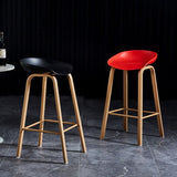 Scandinavian Style Bar-stool Metal Legs Counter Stool with Plastic Seat (set of 4) Clearhalo 'Bar Furniture' 'Bar Stools' 'bar_stools' 'furn' 'furn_bar_stools' 'furniture_bar_stools' 'Kitchen & Dining Furniture' 'kitchen&dining_furn' 'kitchen' 'kitchen_furn' Furniture' 1200x1200_b9e4ff63-131f-4f5b-8518-ba1659927dc4